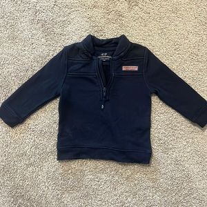 Vineyard Vines Navy Half-Zip Pullover Sweater